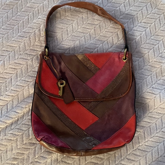Fossil Multi Color Leather Purse 👜 - Picture 1 of 8